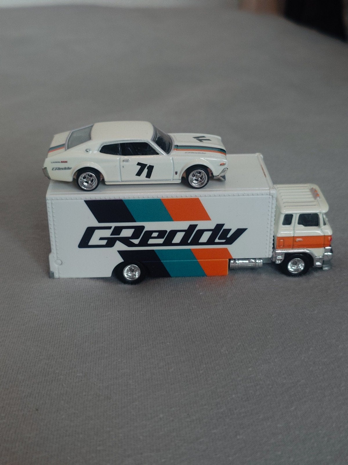 Hot Wheels GReddy Transport Set - Nissan Skyline, Hobby en Vrije tijd, Ophalen of Verzenden, Zo goed als nieuw, Overige typen