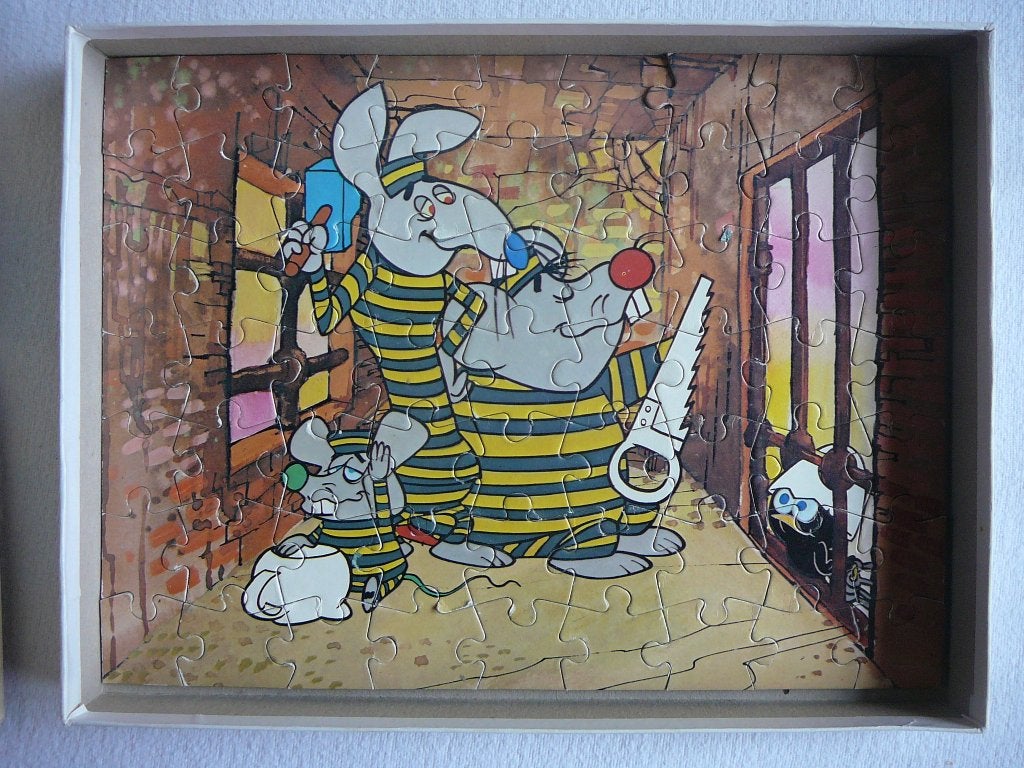 Jig Saw puzzel Calimero, Hobby en Vrije tijd, Ophalen of Verzenden, Minder dan 500 stukjes