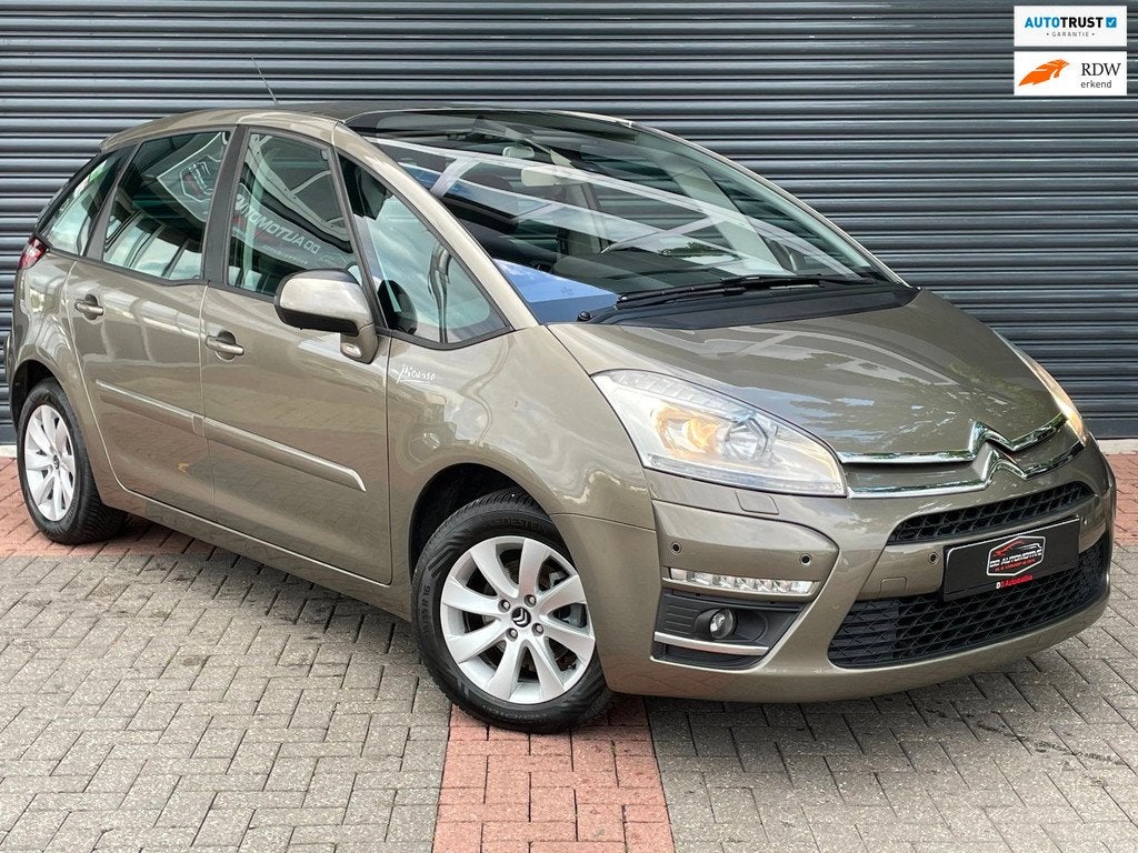 Citroen C4 Picasso 1.6 VTi Collection Trekhaak | Leder | Cli, Auto's, Citroën, Voorwielaandrijving, Gebruikt, Zwart, 4 cilinders