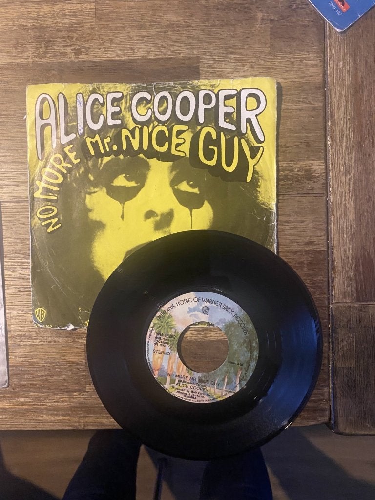 Alice Cooper – No More Mr. Nice Guy, 7 inch, Ophalen of Verzenden, Zo goed als nieuw, Rock en Metal