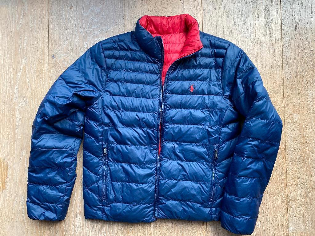 Polo Ralph Lauren jas reversible (XL /18-20) ZGAN, Jongen of Meisje, Ophalen of Verzenden, Zo goed als nieuw, Polo Ralph Lauren