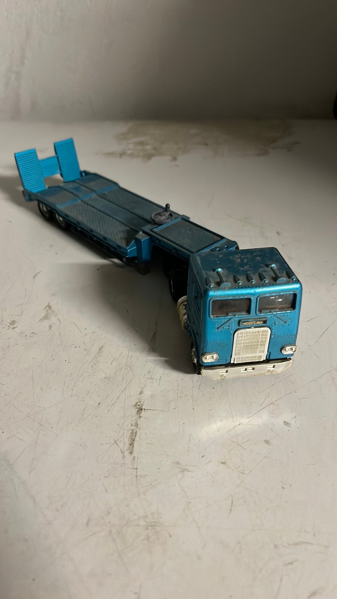 Vintage SHINSEI MINI POWER FREIGHTLINER No.601, Ophalen of Verzenden, Zo goed als nieuw
