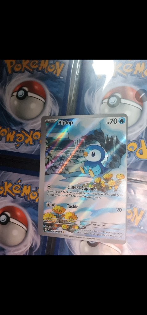 Piplup miscut, Ophalen of Verzenden, Zo goed als nieuw, Losse kaart
