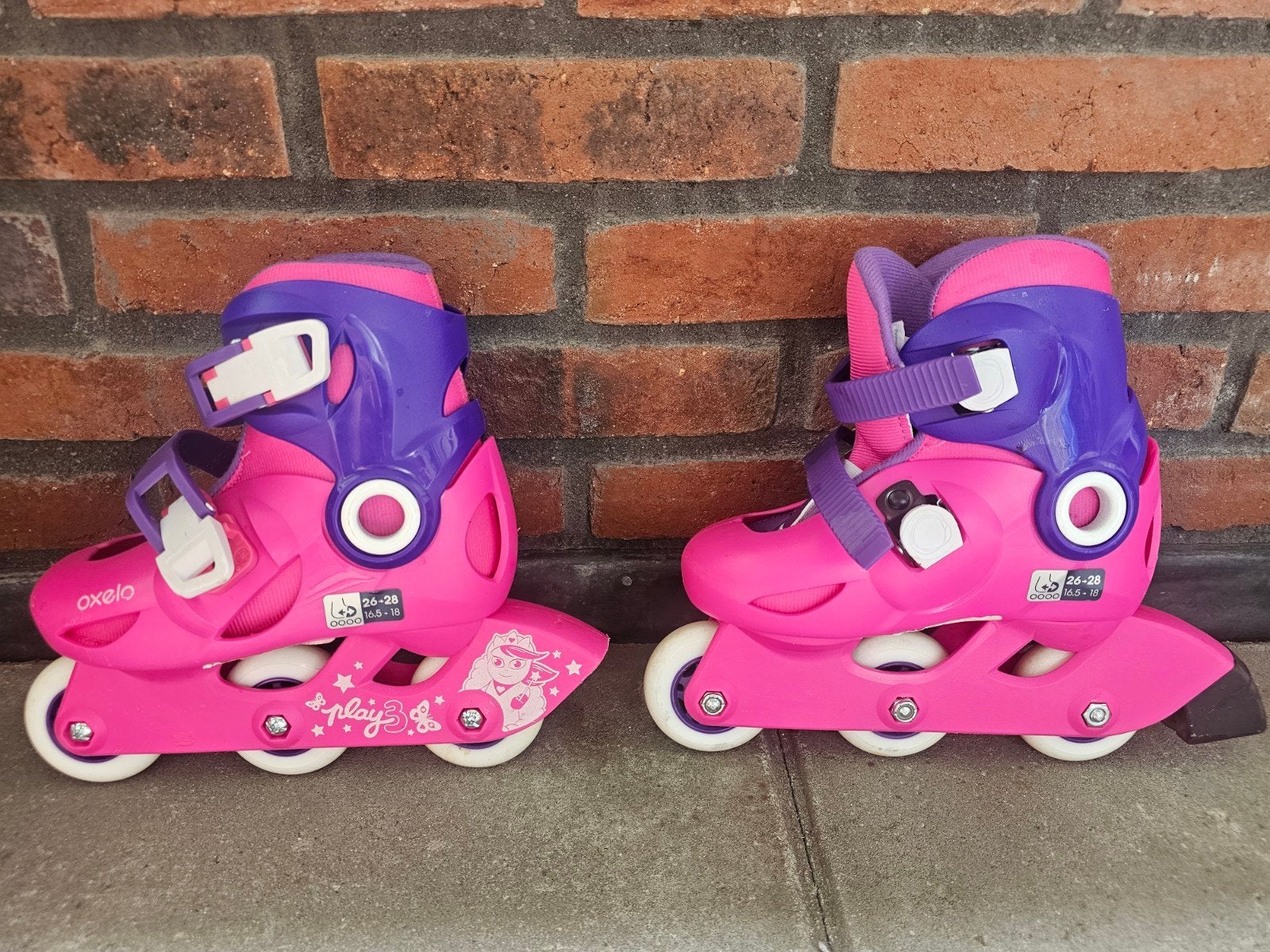 OXELO Play3 Kinderskates -  Als nieuw en in perfecte staat!!, Ophalen, Verstelbaar, Zo goed als nieuw