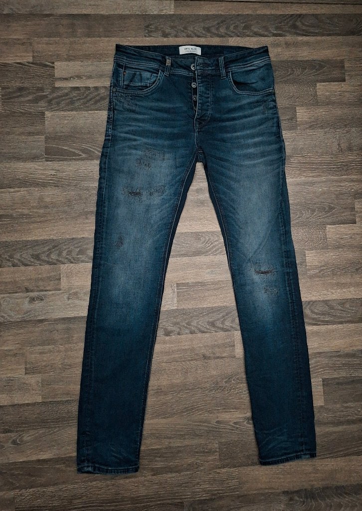 Z.g.a.n! Heren jeans Anti Bleu W32/L32, Blauw, W32 (confectie 46) of kleiner, Ophalen of Verzenden, Zo goed als nieuw