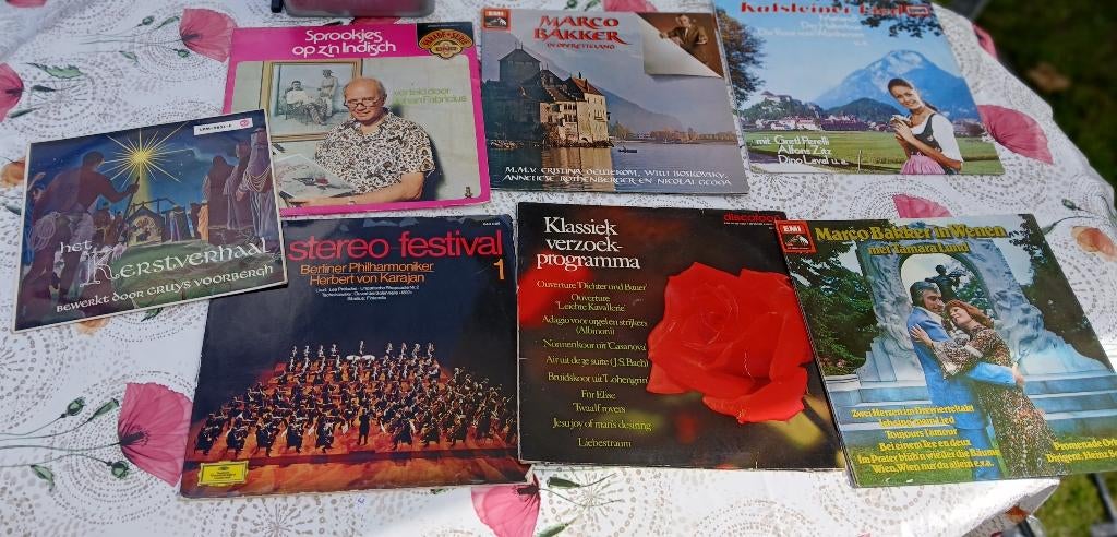 7 verschillende lp,s, Cd's en Dvd's, Vinyl | Overige Vinyl, Ophalen, Gebruikt, Overige formaten