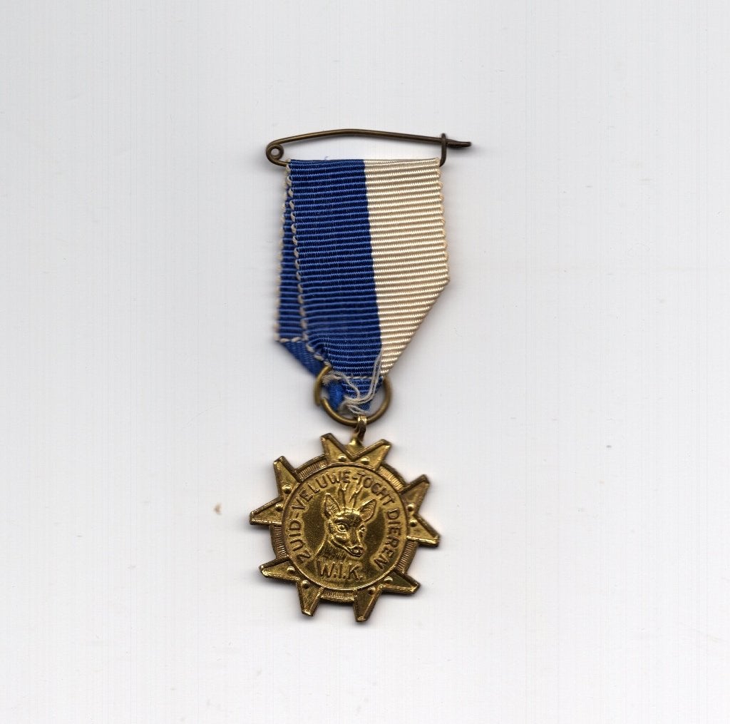 Medaille Veluwe-tocht Dieren, Postzegels en Munten, Penningen en Medailles, Ophalen of Verzenden, Overige materialen, Nederland