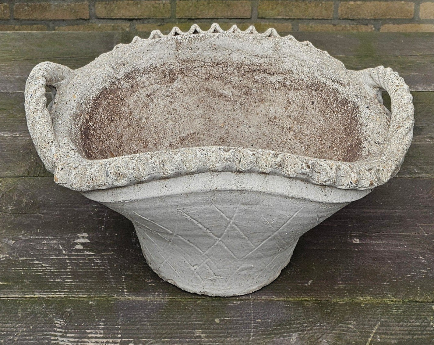 Decoratieve bloembak plantenbak, Ophalen, Gebruikt, Beton, Minder dan 40 cm