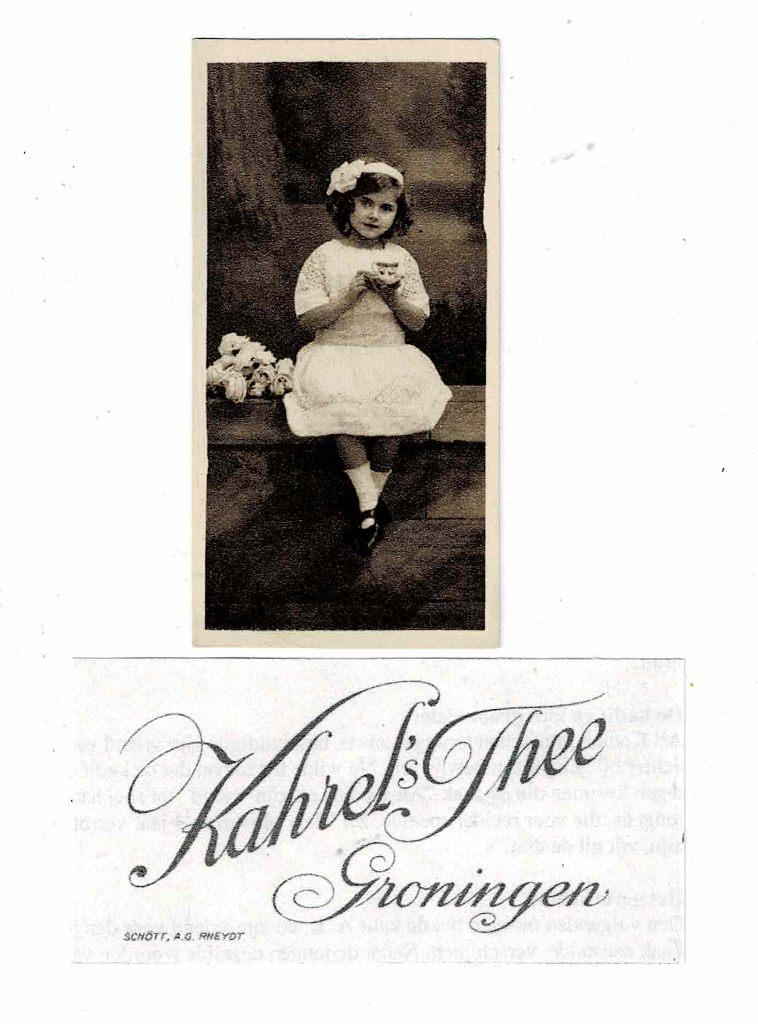 Oude litho van "KAHREL thee", Verzamelen, Verzenden, Nieuw, Overige typen