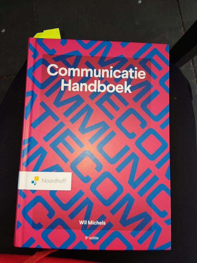 Communicatie Handboek - Wil Michels 8e editie, Ophalen of Verzenden, Alpha, Zo goed als nieuw, HBO