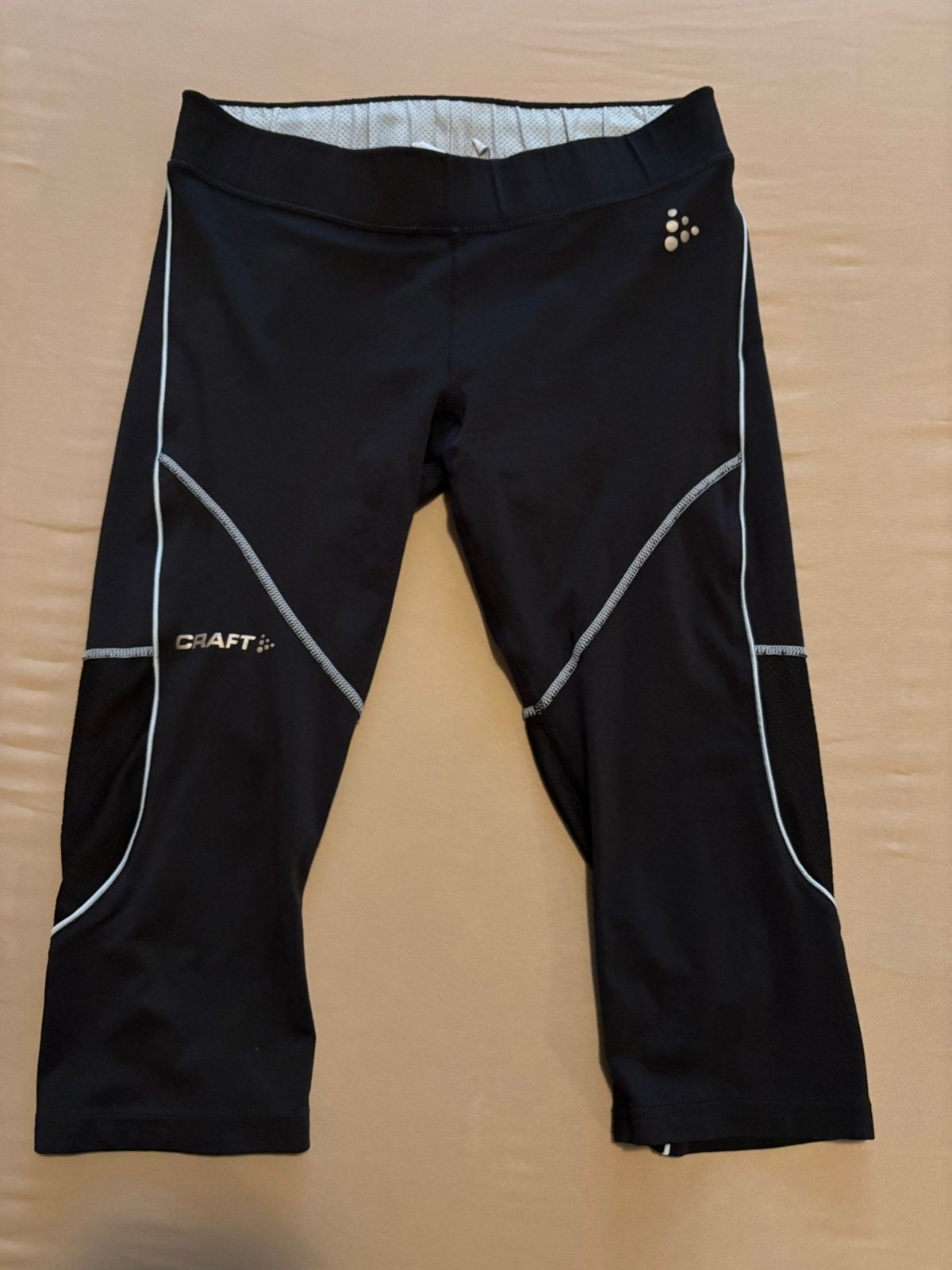 Craft Capri sportbroek - Ideaal voor hardlopen en fitness, Kleding | Dames, Maat 38/40 (M), Zwart, Ophalen of Verzenden, Hardlopen of Fietsen