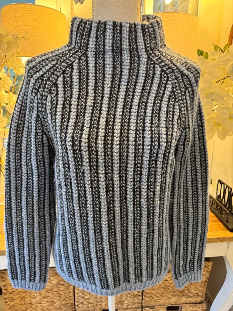 Warme, Blauw-Grijze alpaca trui Marc O'Polo, 38-40/M., Ophalen of Verzenden, Zo goed als nieuw, Maat 38/40 (M), Blauw