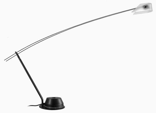 Tafellamp Design Italië Nieuwstaat Minimalistisch Voor € 125, Ophalen of Verzenden, Zo goed als nieuw, Zwart, Metaal