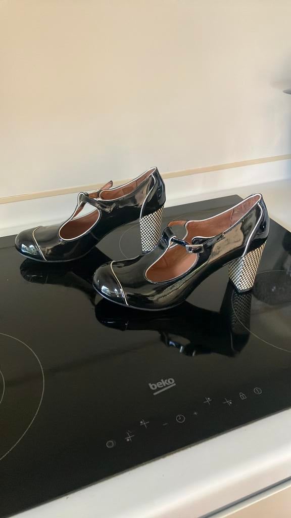 Pumps dames 41, Pumps, Zwart, Ophalen of Verzenden, Zo goed als nieuw