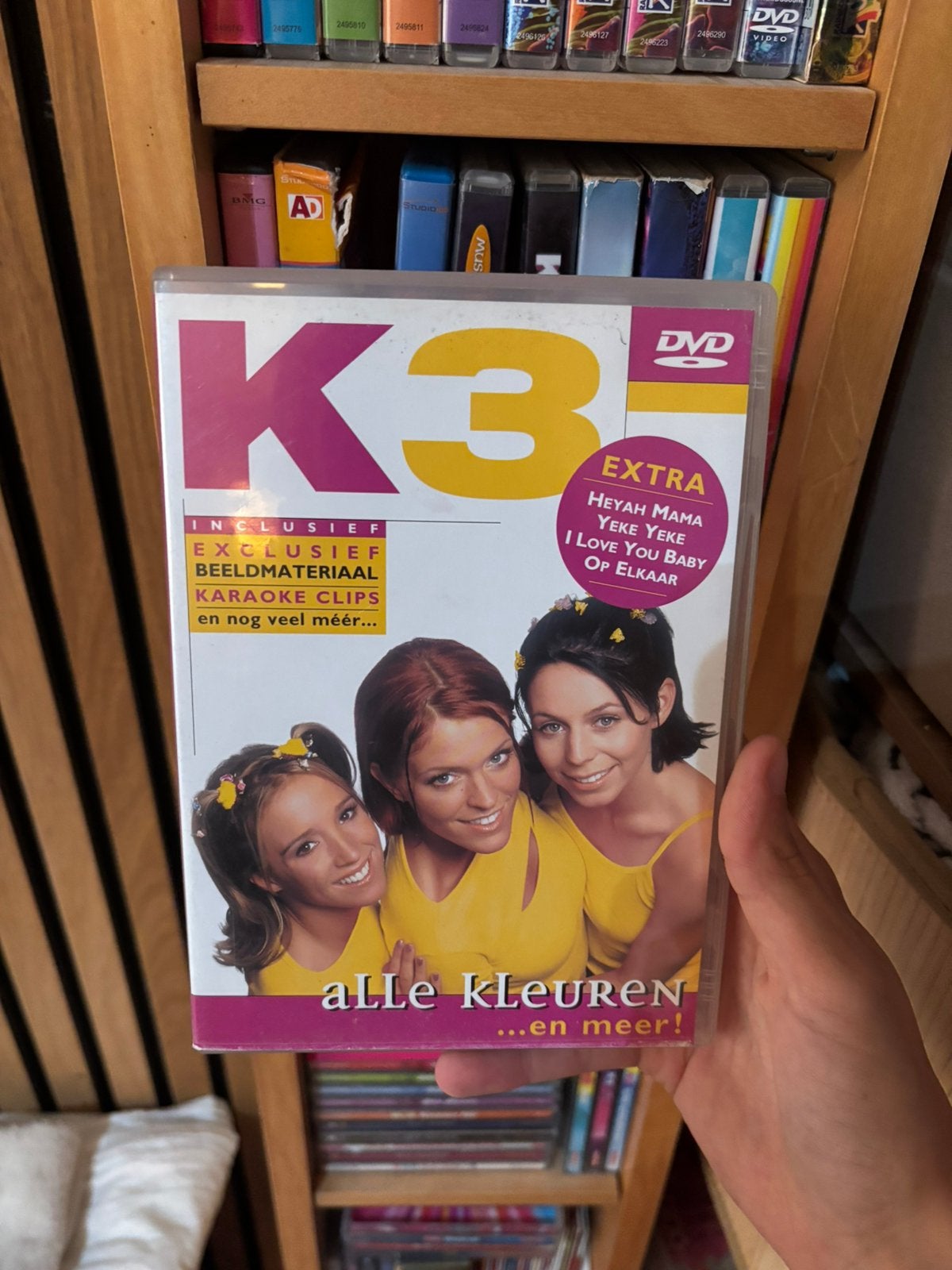 K3 dvd alle kleuren, Cd's en Dvd's, Alle leeftijden, Ophalen of Verzenden, Zo goed als nieuw