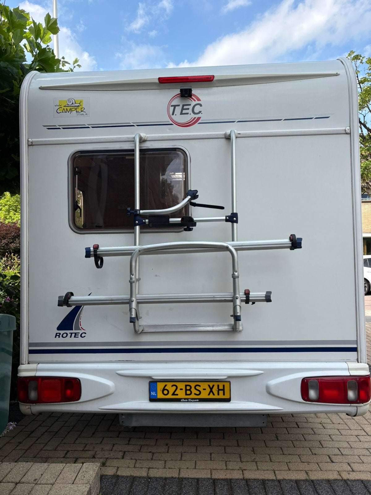 Fiat/TEC Camper halfintergraal, Caravans en Kamperen, Chemisch toilet, T.E.C., Ringverwarming, Fietsendrager