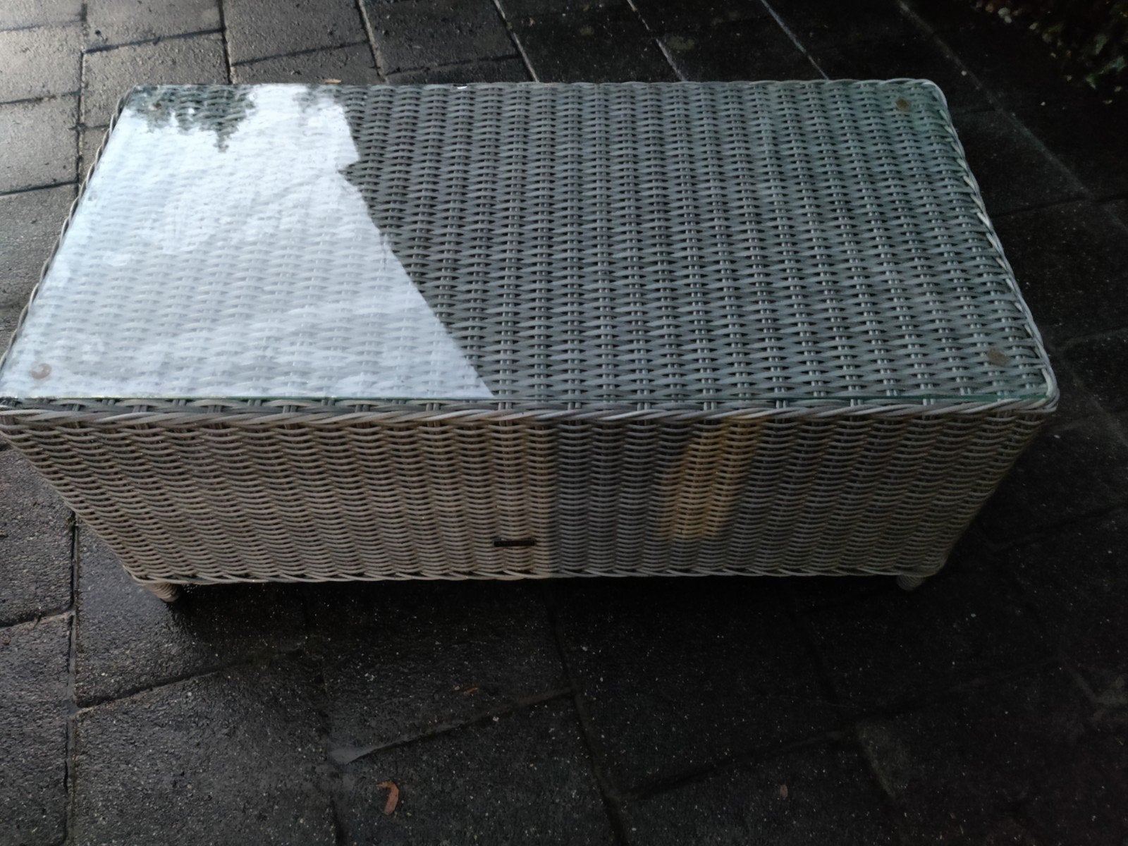 Intenso Milano lounge tuintafel grijs 103x53x42cm, Ophalen, Gebruikt