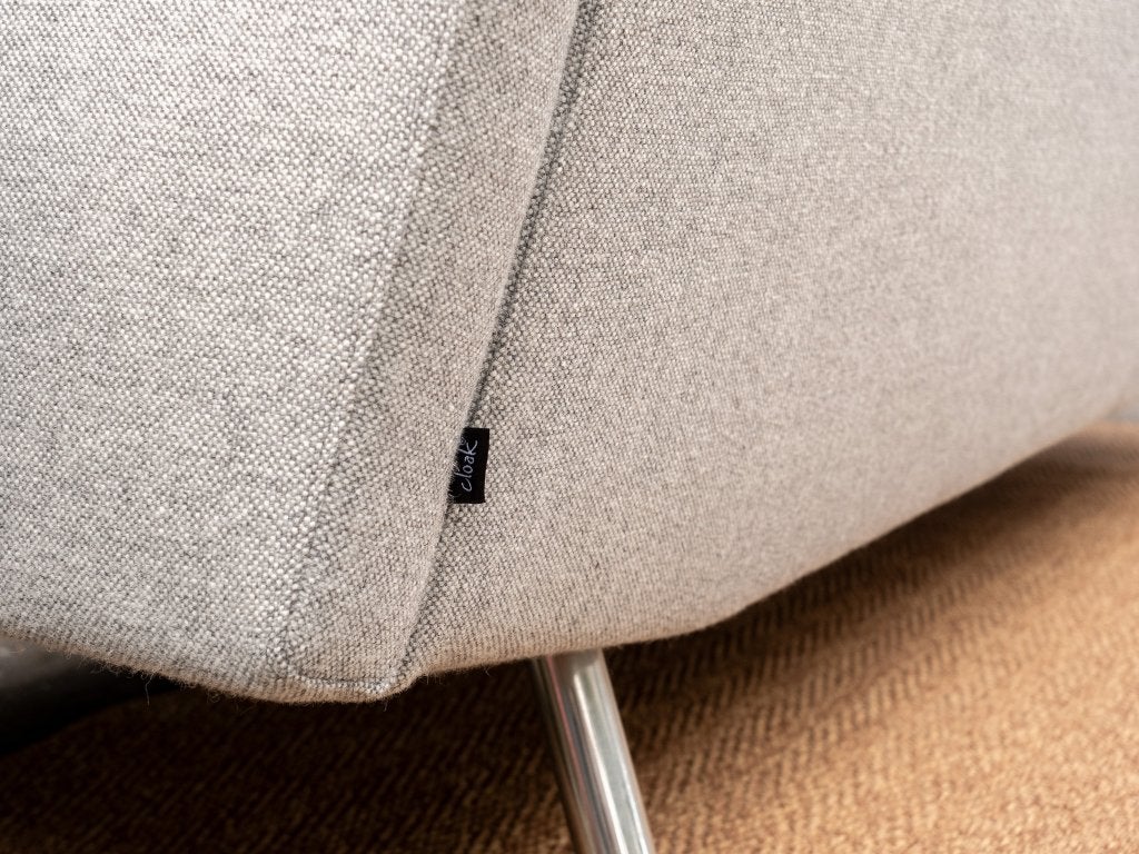 Havee Cloak Sky | 3,5 zits design bank | Grijs wol, Randweg 18  4104 AC, Culemborg, Hout, Havee, Driepersoons