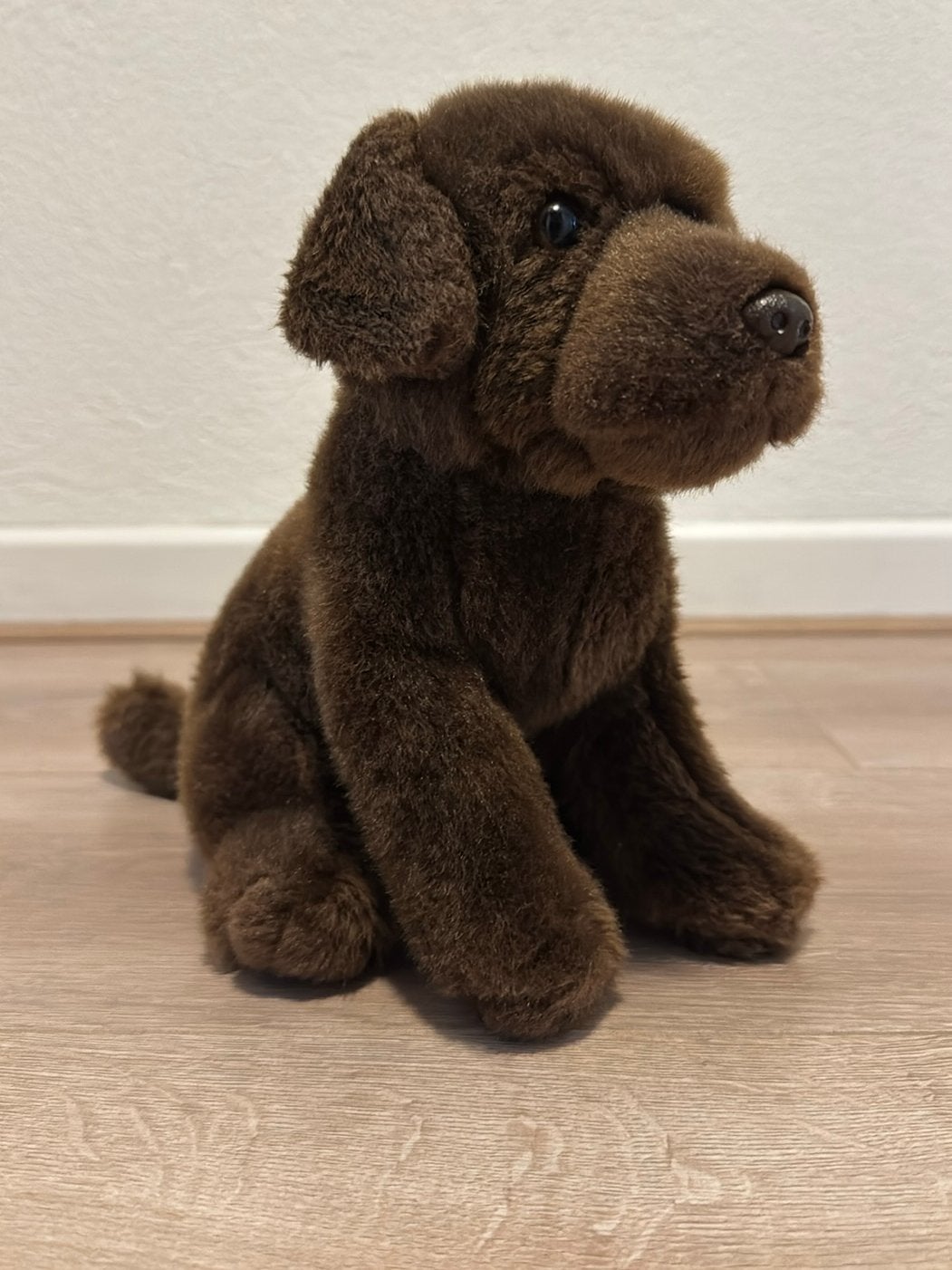 Living nature bruine labrador pup knuffel 20 cm, Ophalen, Overige merken, Hond, Klein (minder dan 20 cm)