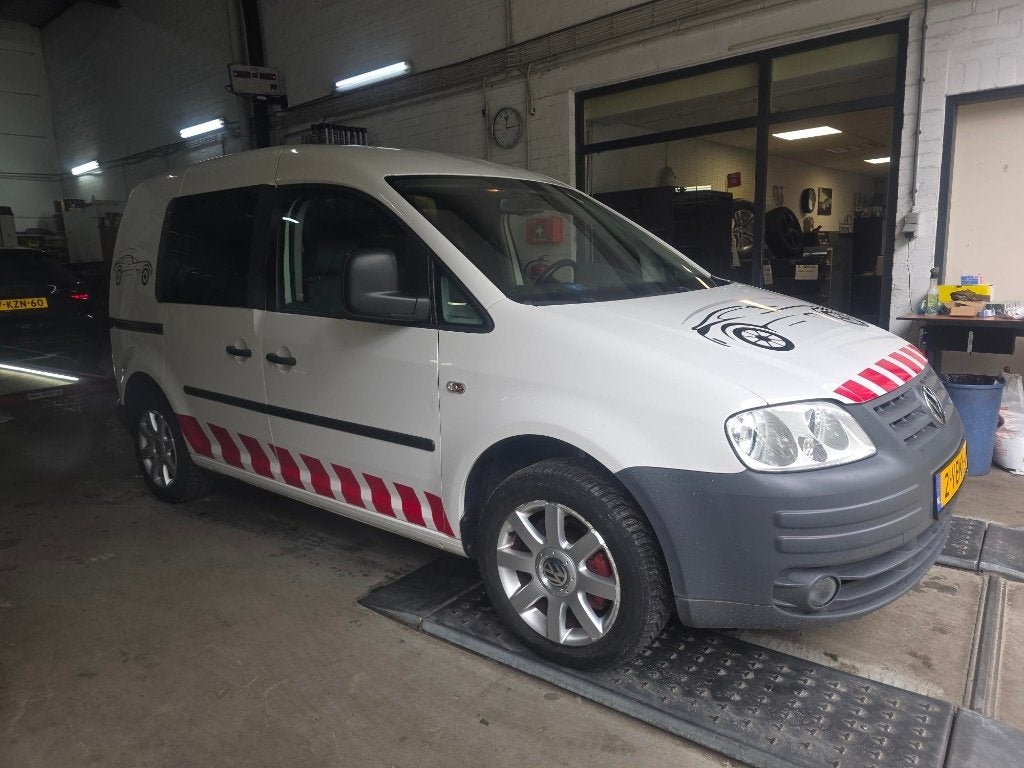 Volkswagen Caddy 1.9 TDI Automaat | NAP | Goed onderhouden, 4 cilinders, Volkswagen, Wit, Origineel Nederlands