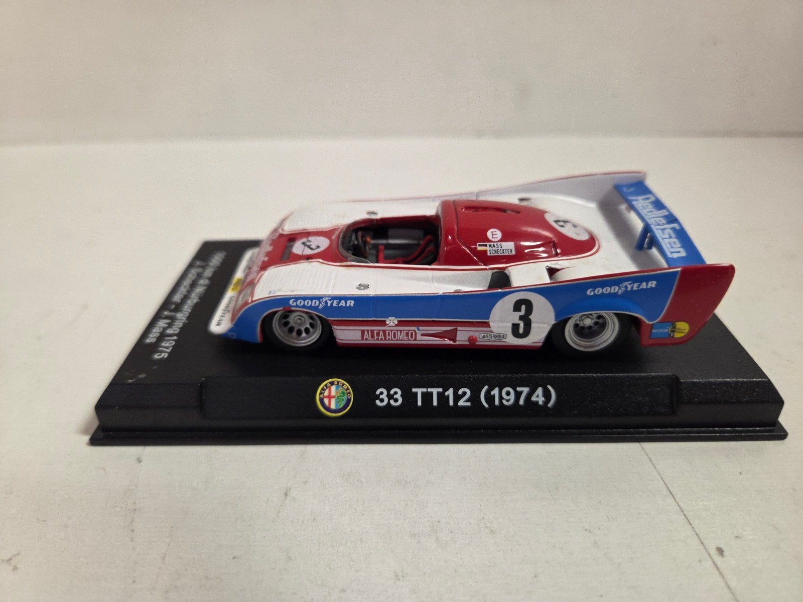 Metro Alfa Romeo 33 TT12 1974 Nürnbergring, Hobby en Vrije tijd, Modelauto's | 1:43, Overige merken, Auto, ., Ophalen of Verzenden