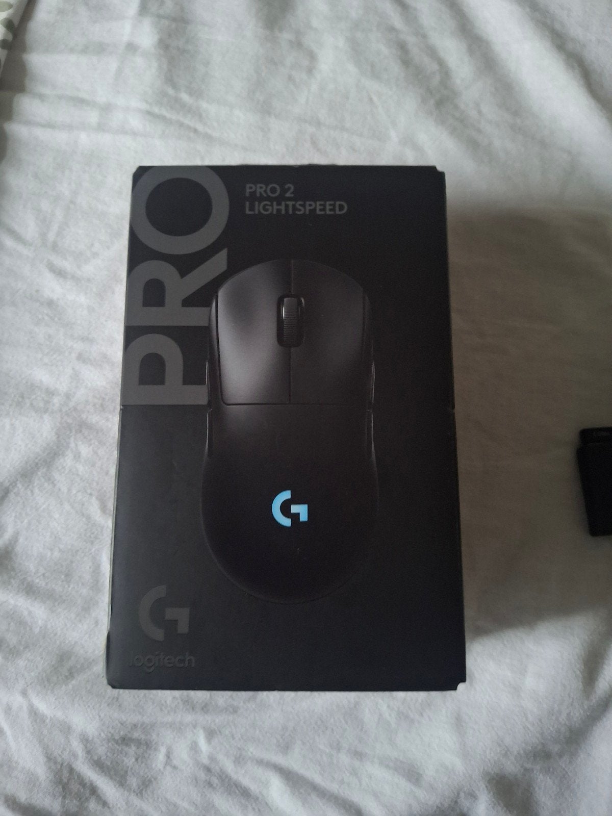 logitech pro 2 lighspeed gaming muis, Computers en Software, Ophalen, Rechtshandig, Muis, Zo goed als nieuw