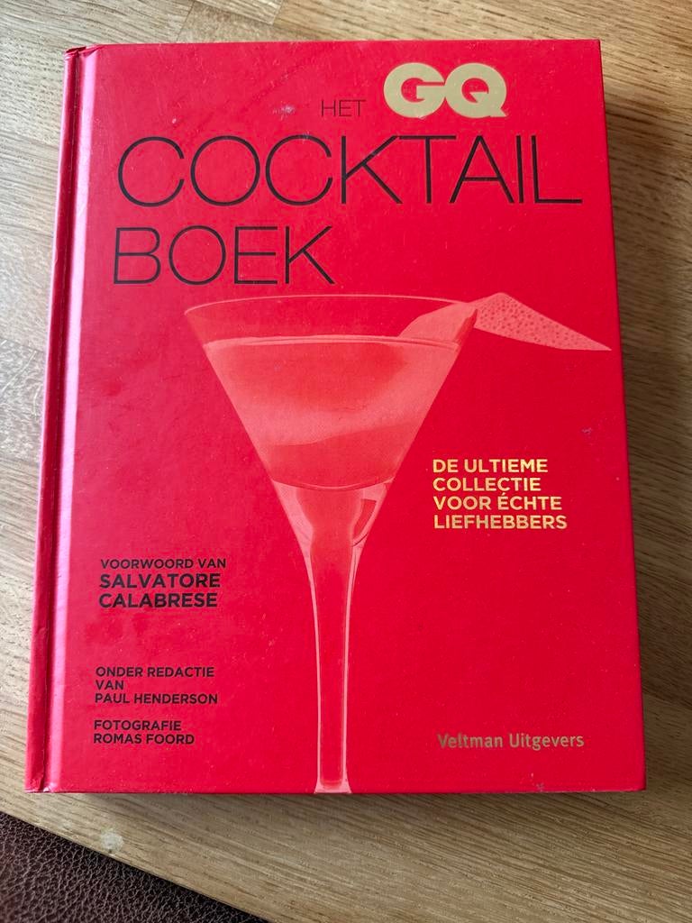 Het GQ Cocktail Boek, Boeken, Kookboeken, Ophalen of Verzenden, Gelezen, Overige typen