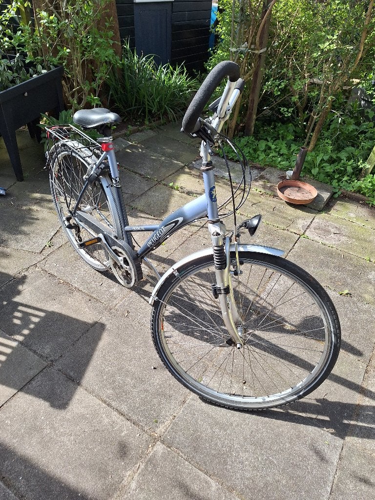 Damesfiets, Fietsen en Brommers, Fietsen | Dames | Damesfietsen, Gebruikt, Velgrem, Versnellingen, 50 tot 53 cm