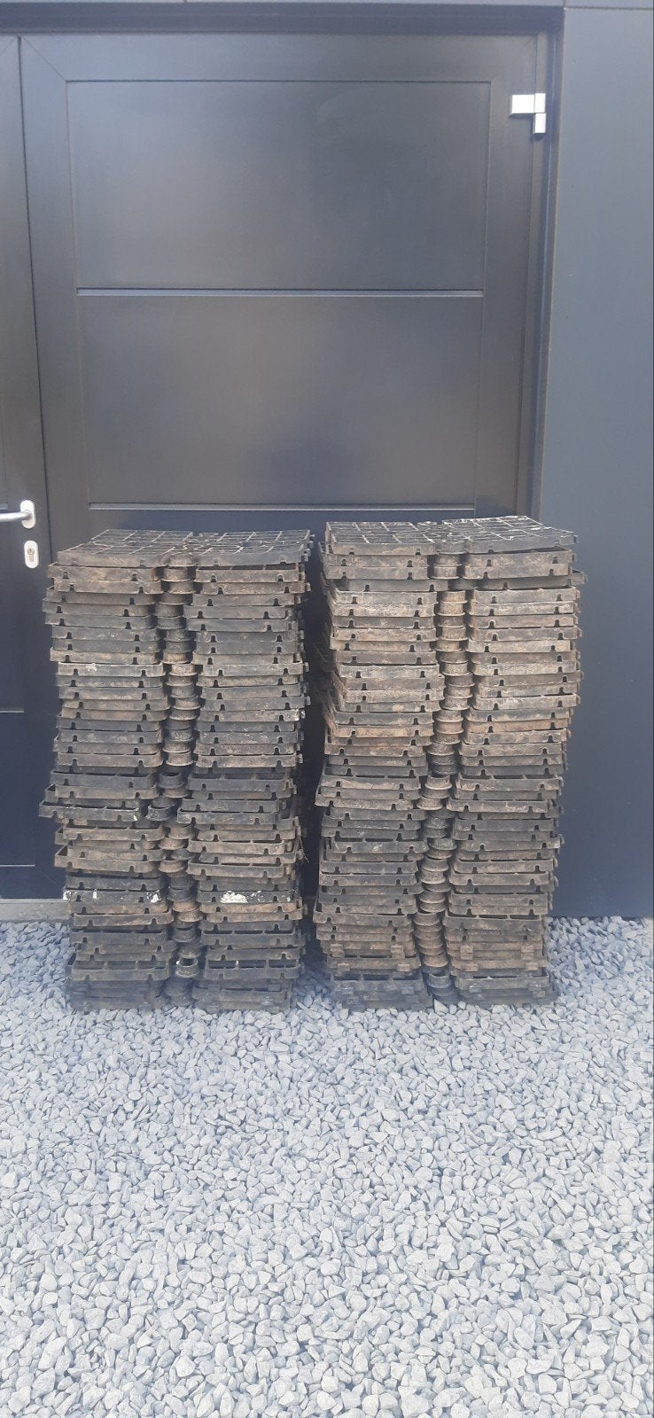85x Schwabengitter grindmat / grindrooster, Ophalen, Overige materialen, Gebruikt, Zwart