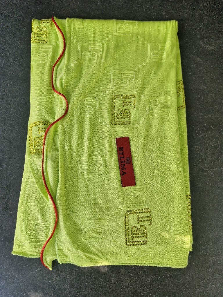 Bylima hoofddoek pistache nieuw, Ophalen of Verzenden, Nieuw