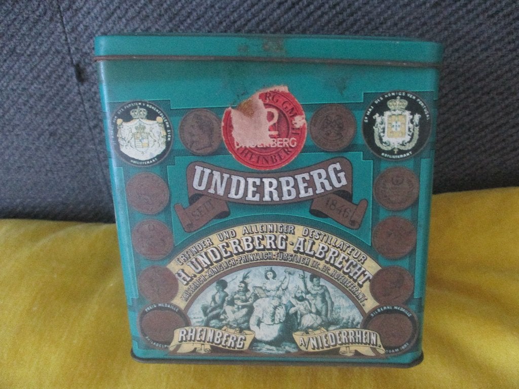 blikje Underberg, Ophalen of Verzenden, Gebruikt, Overige
