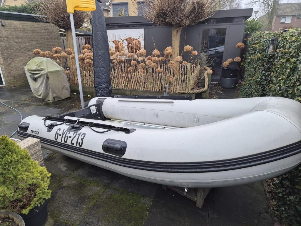Nemaxx rubberboot met Yamaha 25pk, Watersport en Boten, Ophalen, Aluminium, Gebruikt, Yamaha
