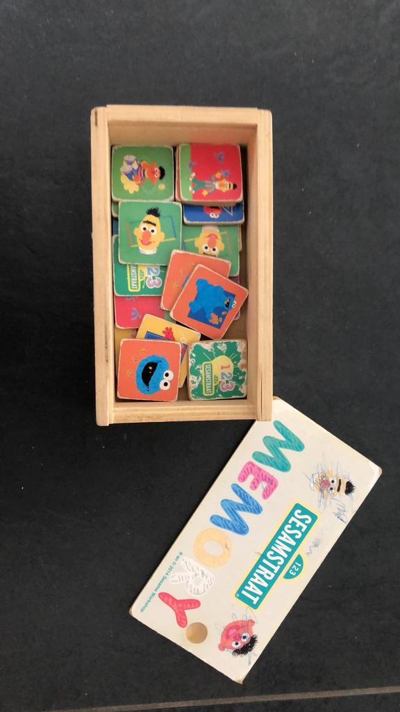 Sesamstraat memory, Kinderen en Baby's, Speelgoed | Babyspeelgoed, Ophalen of Verzenden, Gebruikt, Overige typen