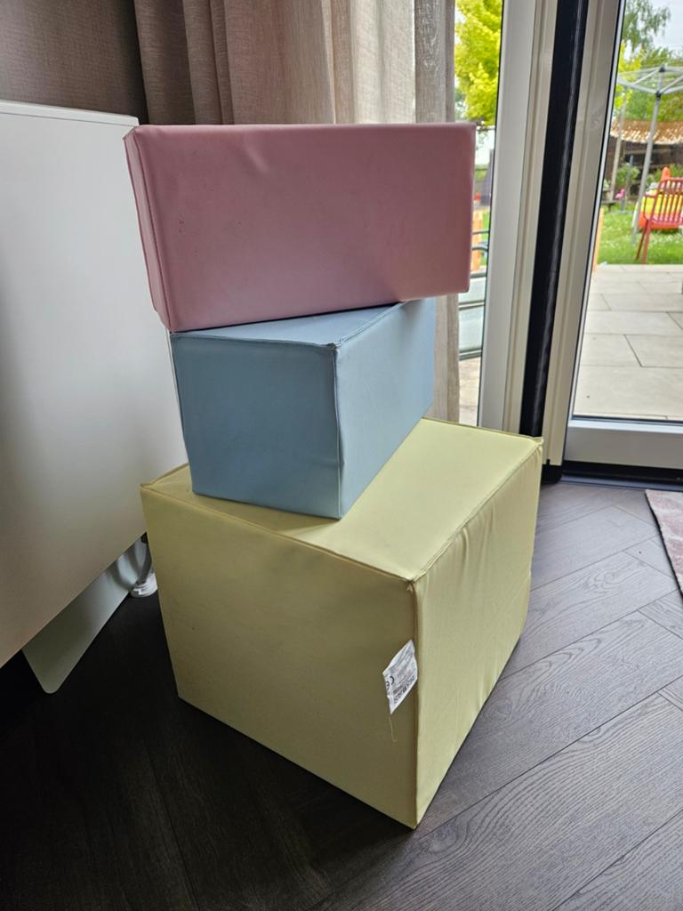 Playland Zachte Foam Blokken Set 3 Stuks Multicolor, Ophalen, Zo goed als nieuw, Overige merken