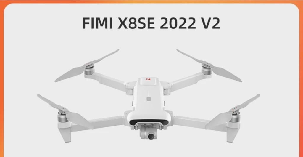 FIMI X8SE 2022 V2 Drone met 4K Camera en 3 Accu's, Ophalen