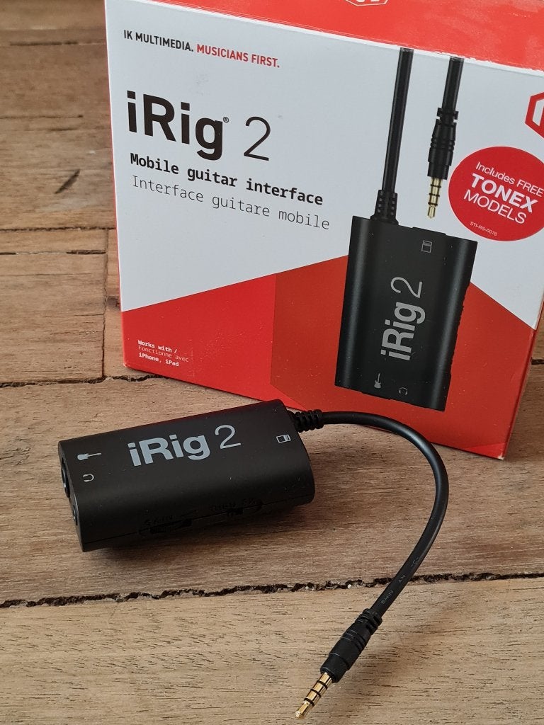 IK Multimedia iRig 2 Mobiele Gitaar Interface, Ophalen of Verzenden, Zo goed als nieuw, Overige typen