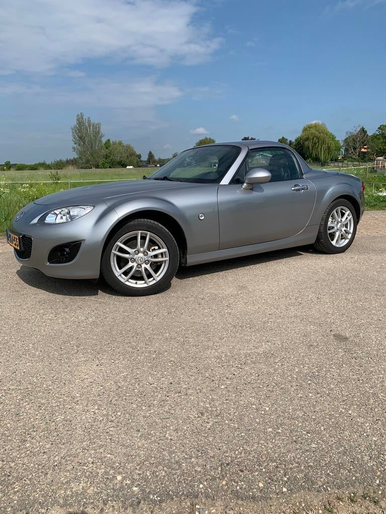 Mazda MX-5 Roadster Coupé 1.8 2012 Ts+ Elektrische Kap /NAP, Auto's, Mazda, Euro 5, Achterwielaandrijving, Zwart, 4 cilinders
