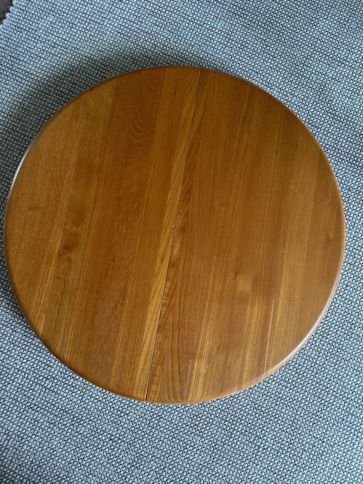Vintage Deens Teakhouten Uitschuifbare Eettafel, Huis en Inrichting, Tafels | Eettafels, Ophalen, Gebruikt, 100 tot 150 cm, Teakhout