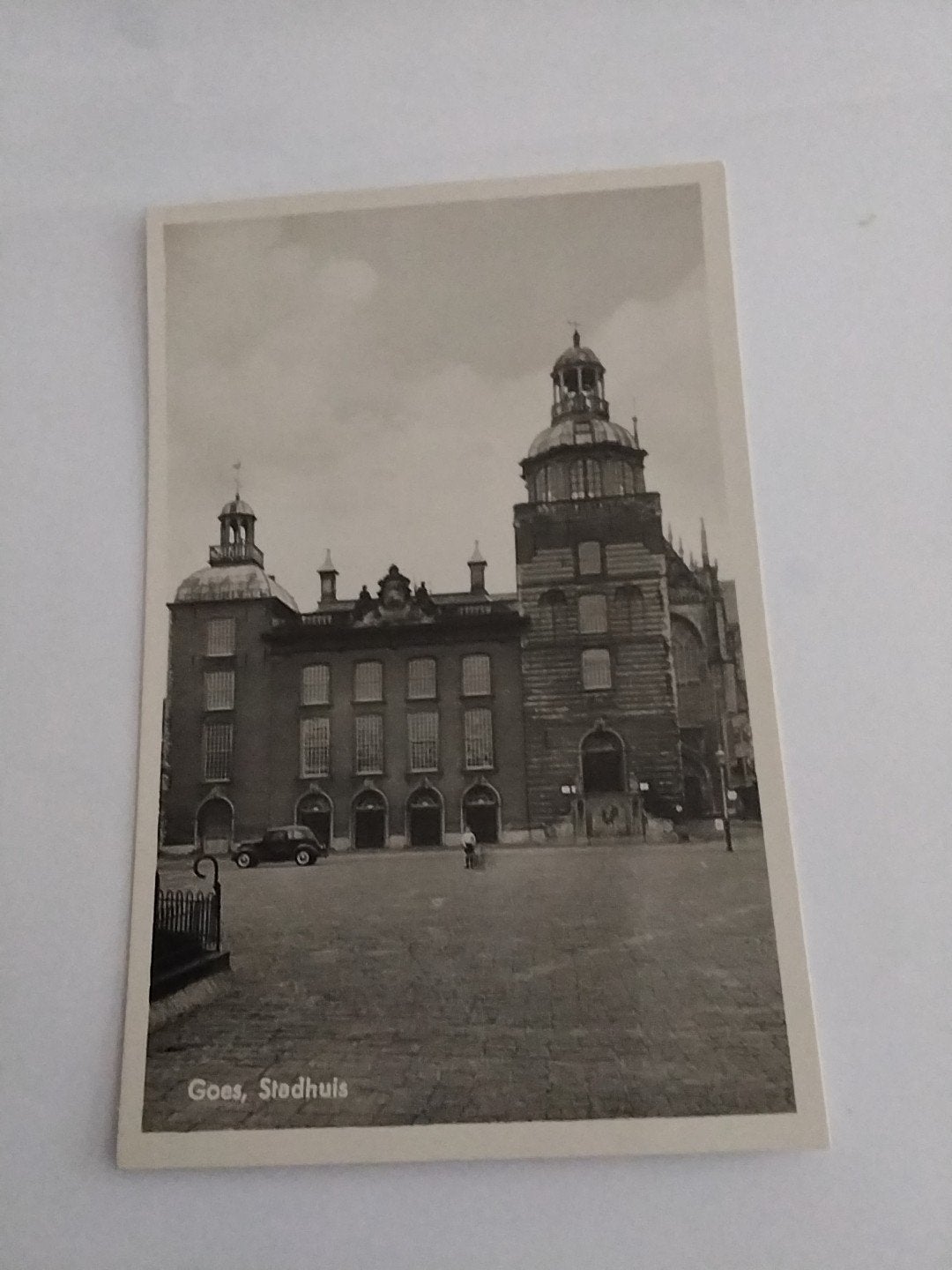 Ansichtkaart Goes Stadhuis - Zeldzaam, Ophalen of Verzenden, Zeeland