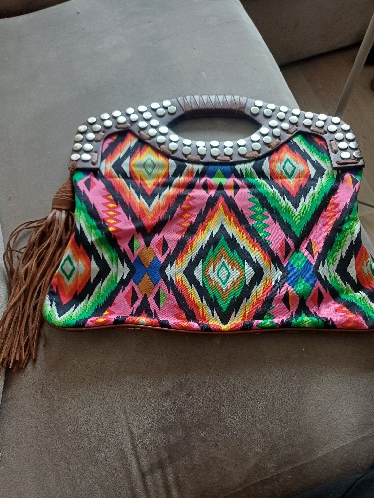 Dames vinted tas, Ophalen of Verzenden, Zo goed als nieuw, Overige kleuren, Handtas