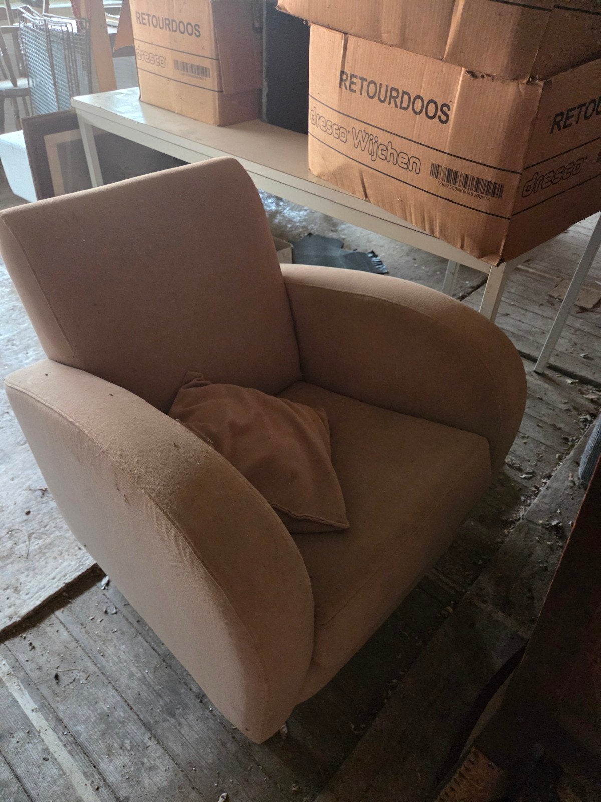 Comfortabele fauteuil - Gebruikt, Ophalen, Gebruikt, Modern comfort, 75 tot 100 cm