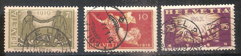 Zwitserland 146-138, Ophalen of Verzenden, Gestempeld