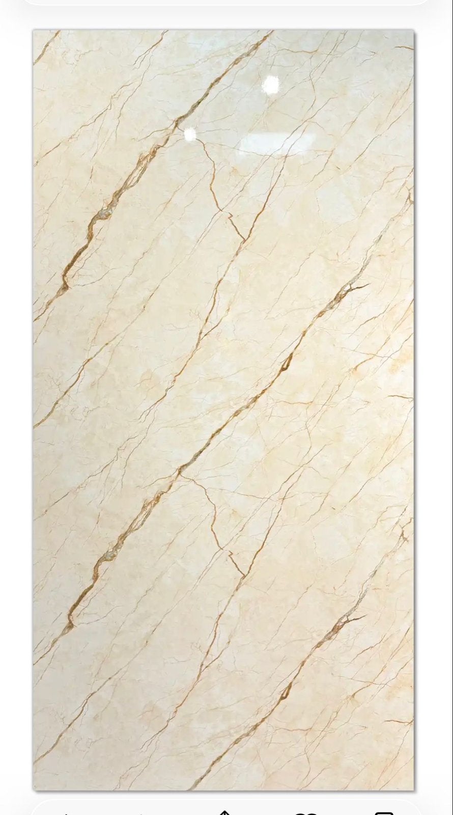 Marmer wandpaneel beige, Doe-het-zelf en Verbouw, Platen en Panelen, Ophalen of Verzenden, Nieuw