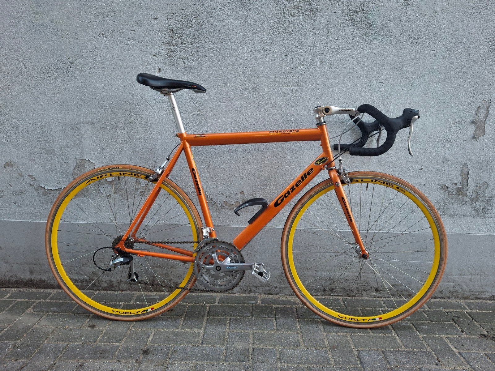 Gazelle Primavera Racefiets - Oranje, Ophalen, Gebruikt, Aluminium, Meer dan 20 versnellingen