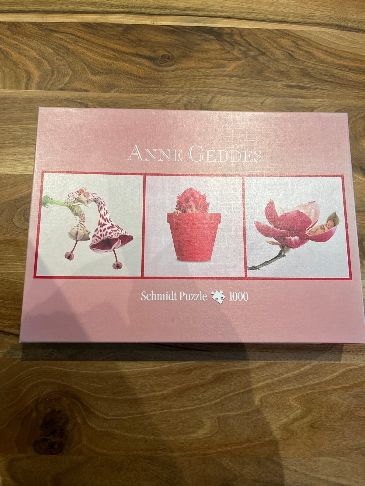 Anne Geddes Schmidt Legpuzzel 1000 stukjes, Ophalen of Verzenden, 500 t/m 1500 stukjes, Zo goed als nieuw, Legpuzzel