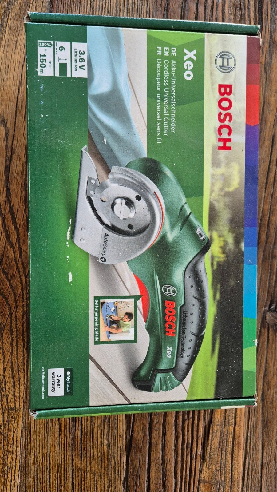 Bosch Xeo Universeelsnijder op accu, Ophalen of Verzenden, Zo goed als nieuw