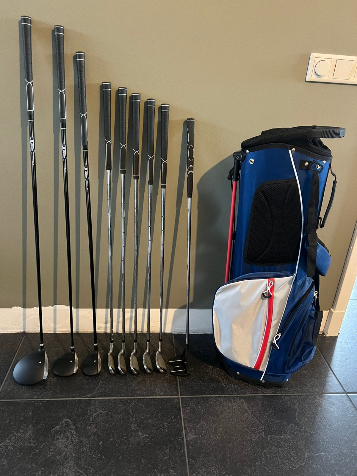 Heren golfset rechtshandig!, Ophalen of Verzenden, Zo goed als nieuw, Set