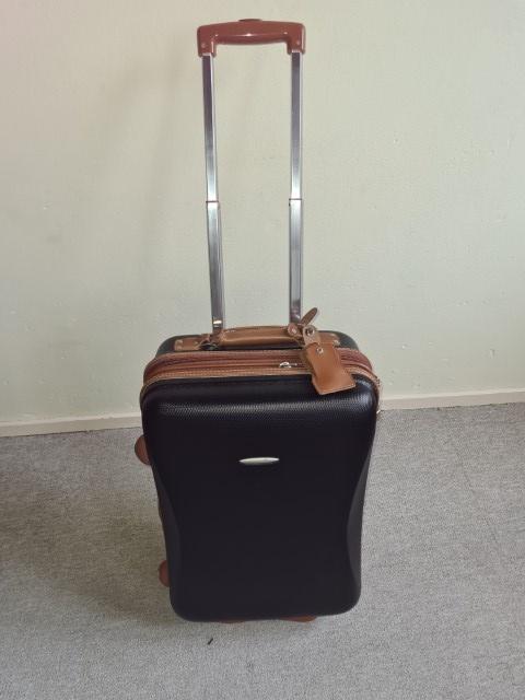 Koffer Claymore zwart nieuw, Wieltjes, 50 tot 60 cm, Hard kunststof, Nieuw