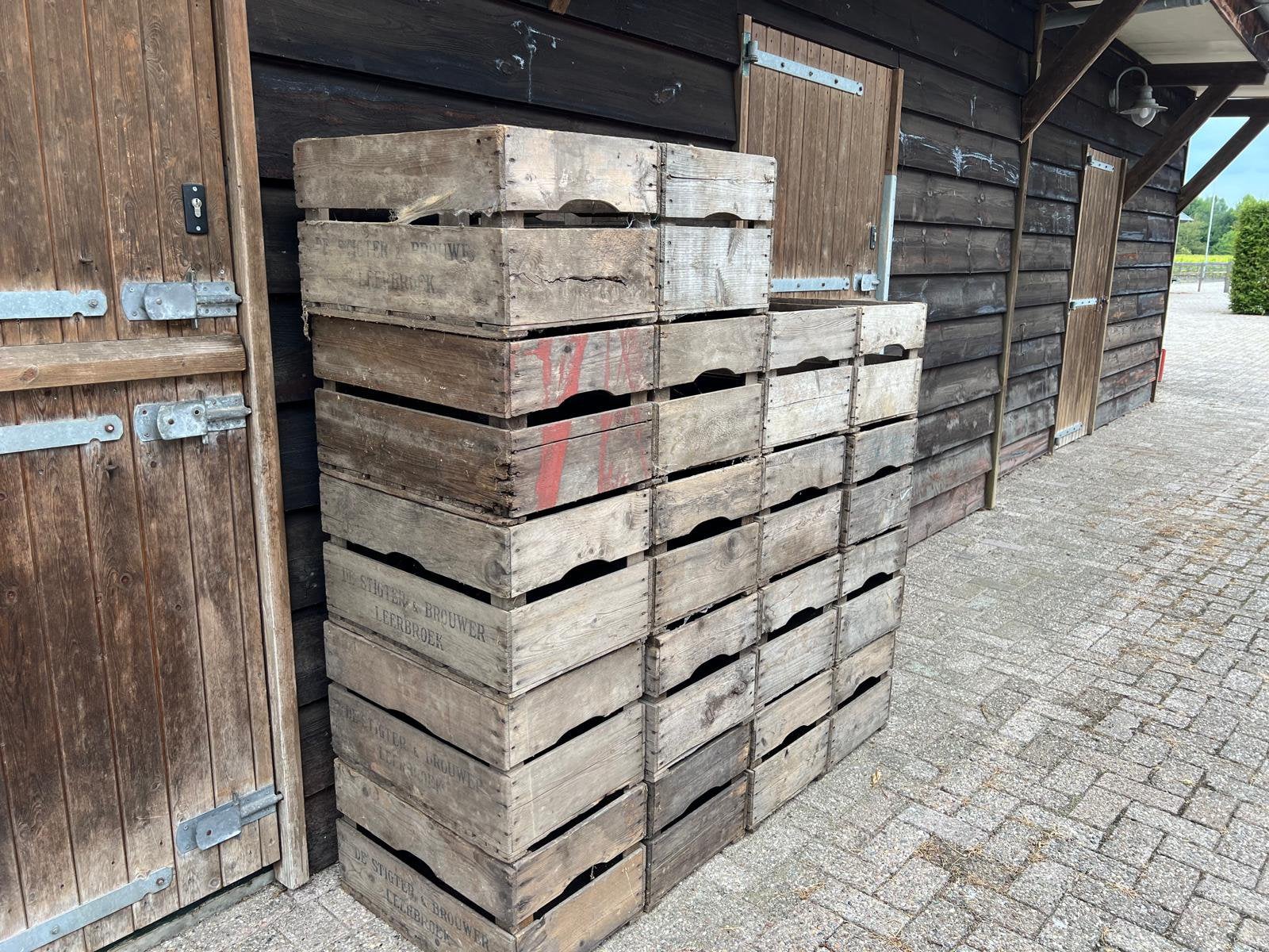 Veilingkisten, appelkisten, fruitkisten, Ophalen, Minder dan 50 cm, Gebruikt, 50 tot 100 cm