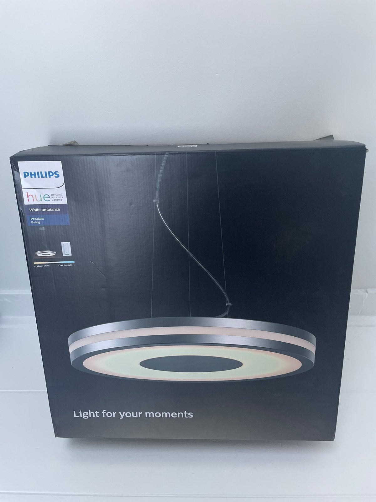 Philips Hue Being Hanglamp - White Ambiance, Ophalen of Verzenden, Zo goed als nieuw, Metaal, Overige fittingen